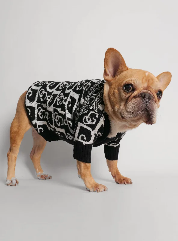 Pet retro style clothesDiorama Dog Sweater