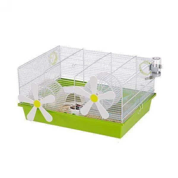 2. **Pet traction rope is anti-explosion**Ferplast MILOS Hamster Cage Medium with Flowers design