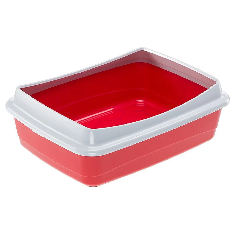 7. **Cat drinking fountain filter model**Ferplast Nip 10 Plus Cat Litter Tray - 47 x 36 x 15.5 cm - Red