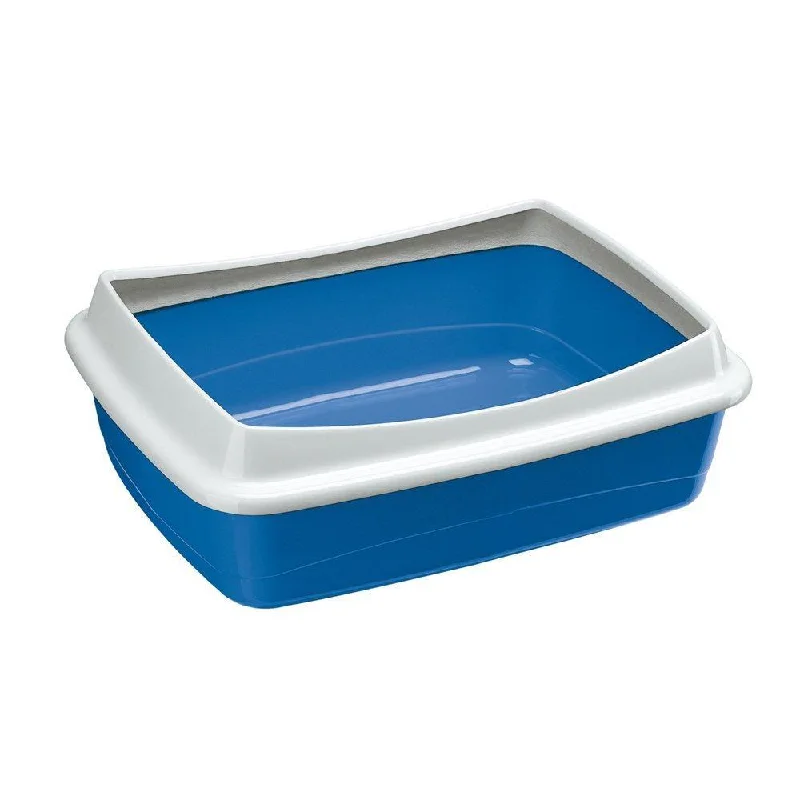 6. **Cat nest winter warmth**Ferplast Nip 20 Plus Cat Litter Tray - 55 x 40 x 17.5 cm - Blue